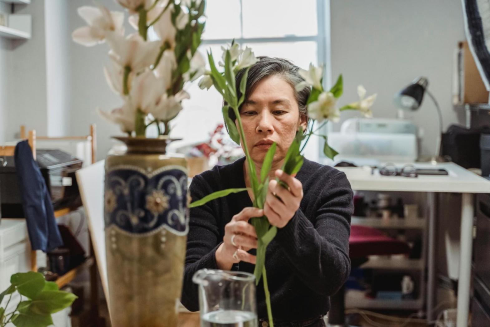 Практические занятия интерьерной флористикой